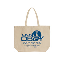 OBEY Records Sound Waves Tote