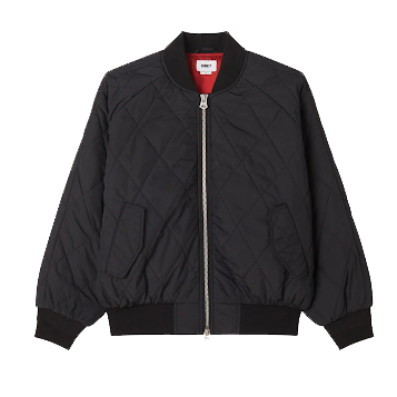 Obey Lizet Quilted Bomber