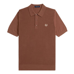 Fred  Perry Waffle Stitch Knitted Shirt