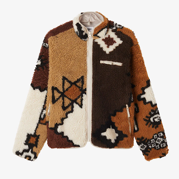 Obey Moroccan Rug Sherpa Jacket