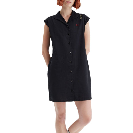 Fred Perry x Amy Winehouse Open Collar Shirt Dress