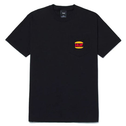 HUF Regal Pocket Tee  - Black