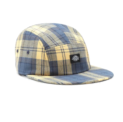 Hornbeck Check 5 Panel Hat<p>Air Force Blue